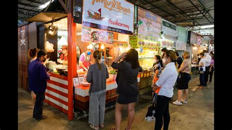 K Ruam Sab Market Cheap Food Court On Lunchtime At Asok Road