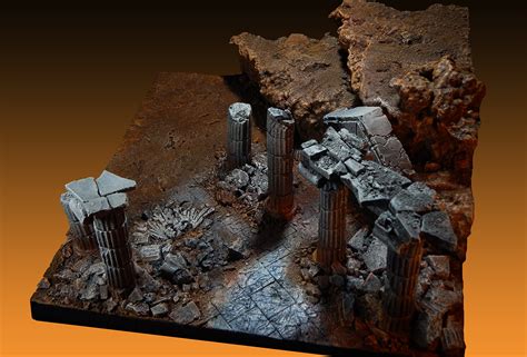 Warhammer40k showcase diorama on Behance