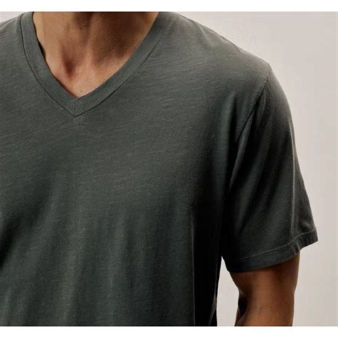 Buck Mason NEW BUCK MASON L SLUB CURVE HEM V NECK T Grailed