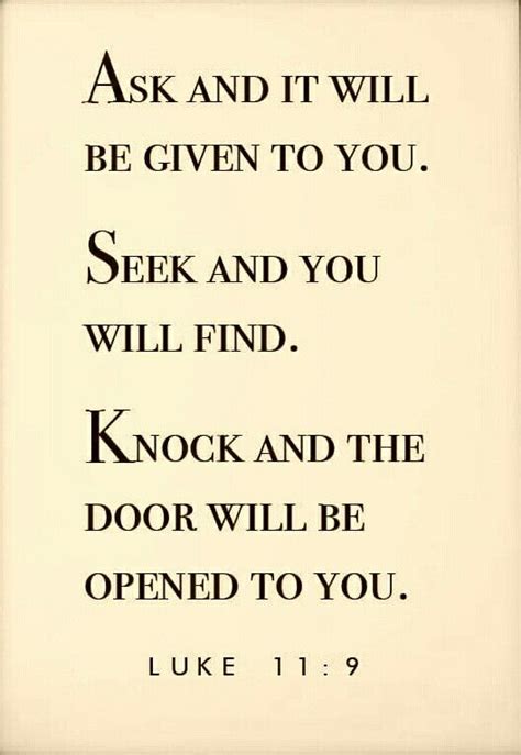 Knock and the door will be opened | Bible verse signs, Knock knock ...