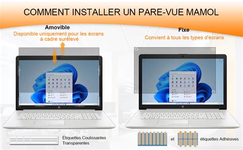 Pouces Filtre De Confidentialit Filtres D Cran Pour Ordinateur