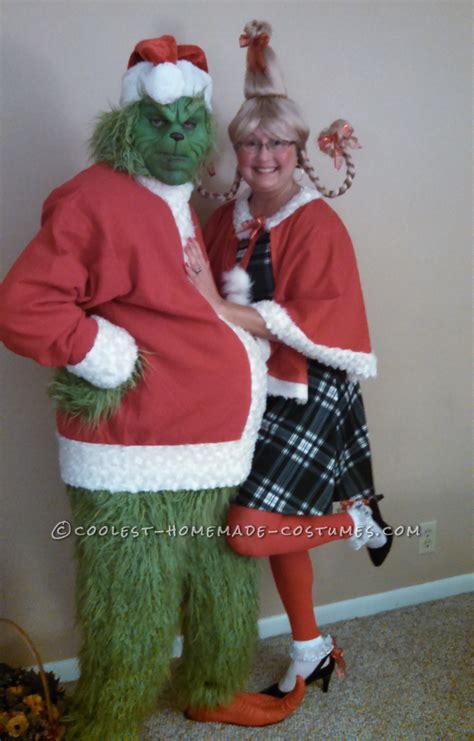 Heartwarming Grinch And Cindy Lou Who Costumes