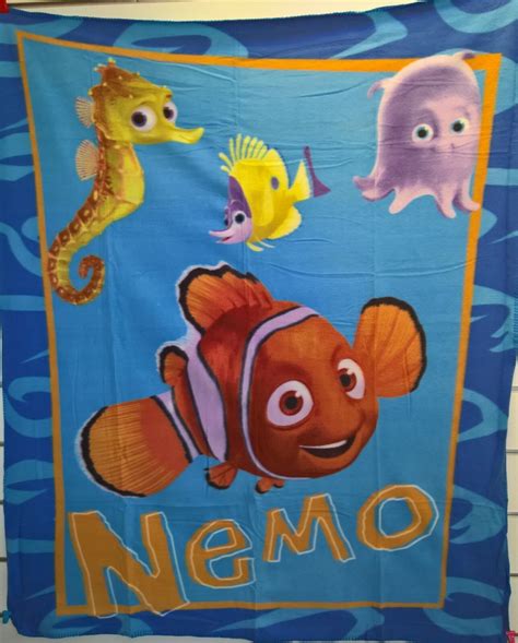 Finding Nemo Blanket Gang Genuine Disney Lisenced Polar Fleece