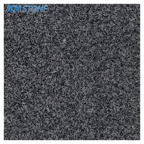 G Dark Grey Granite Stone Tiles Padong Dark China Impala Black Slabs