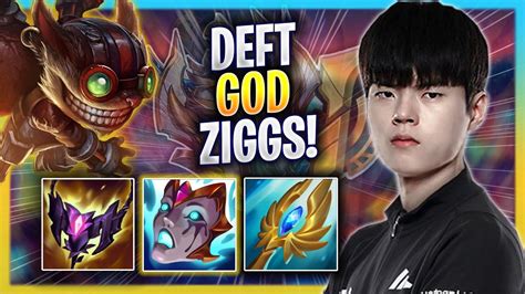 Deft Is A God With Ziggs Kt Deft Plays Ziggs Adc Vs Varus Season