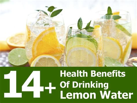 14 Health Benefits Of Drinking Lemon Water