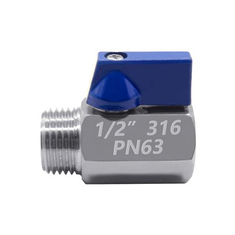 Beduan 1 2 Mini Ball Valve Stainless Steel Female X Male Npt Thread