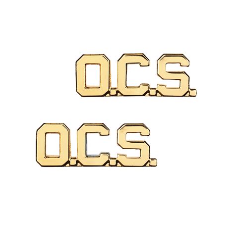 Us Army Ocs Officer Candidate School Ocs Sta Brite® Pin On Rank