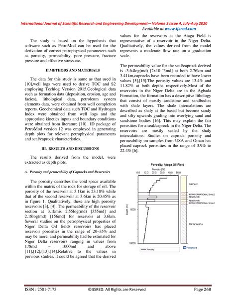 Petrophysical Properties Of Reservoirs And Seal Characteristics At