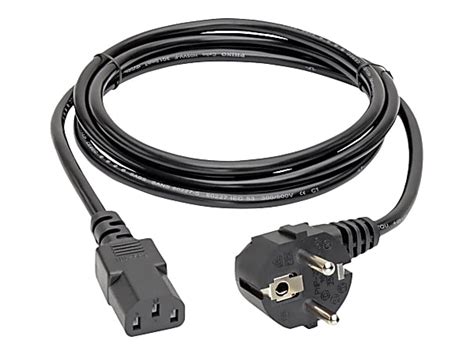 Eaton Tripp Lite Series European Computer Power Cord C To Schuko A