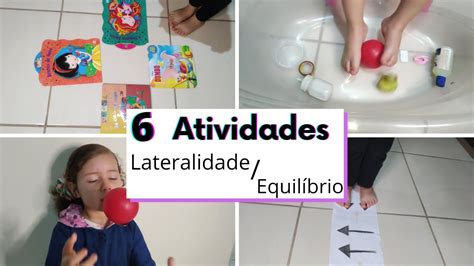 Brincadeiras De Equil Brio E Lateralidade Atividades Youtube