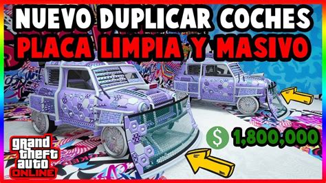 Como Duplicar Coches Placa Limpia Muy Facil Y Rapido Gta V Online