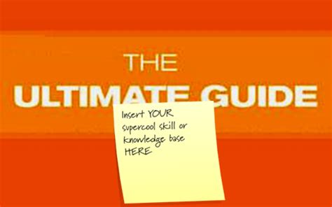 ultimate guide  creating ultimate guides kristi hines
