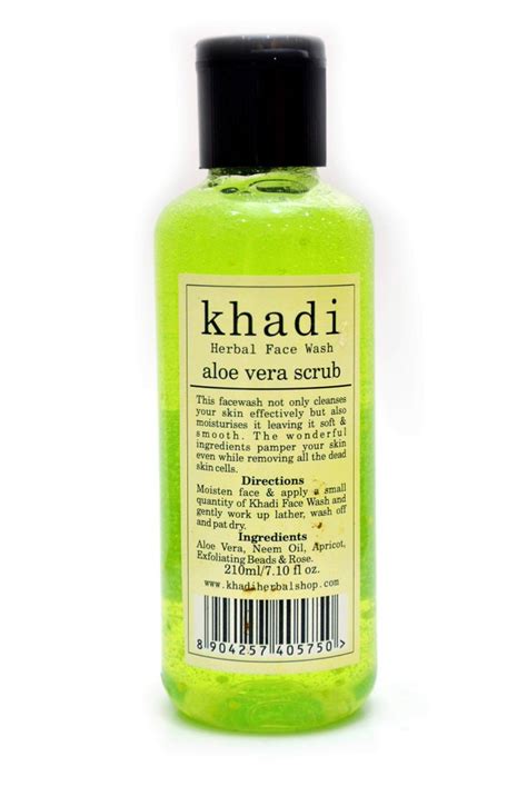 Khadi Aloe Vera Scrub Face Wash Pack Size Ml For Personal At Rs