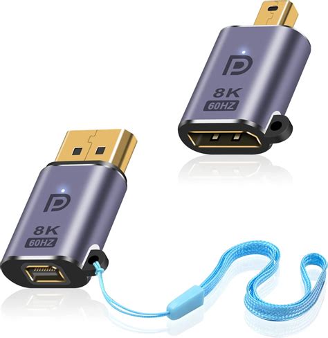 Amazon Duttek 8K Mini DP To DP Adapter And Displayport To Mini