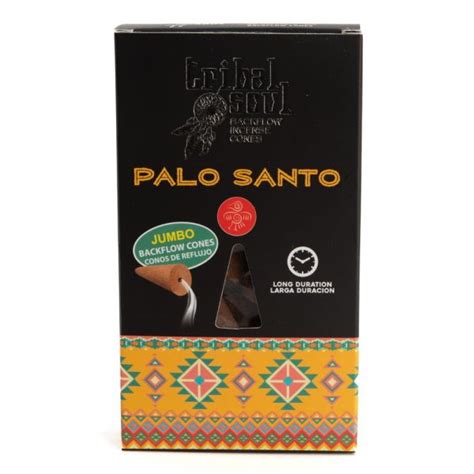 Tribal Soul Palo Santo Backflow Incense Cones 1 Pack Zenvol Europe