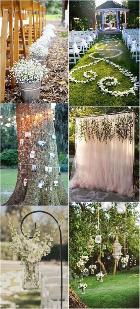 20 Genius Outdoor Wedding Ideas Outdoor Wedding Backyard Wedding Outdoor Wedding Decorations