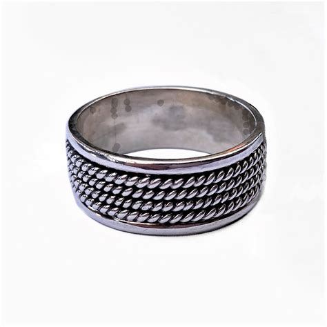 Anillo Plata Hombre Amkale