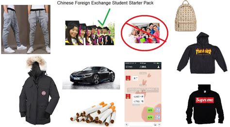 Chinese Foreign Student Starter Pack Rstarterpacks