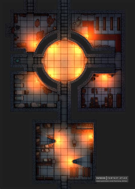 Into the Prison - Level 01 [20x26] : r/battlemaps