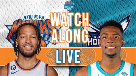 Charlotte Hornets Vs New York Knicks Live Watch Along Post Game