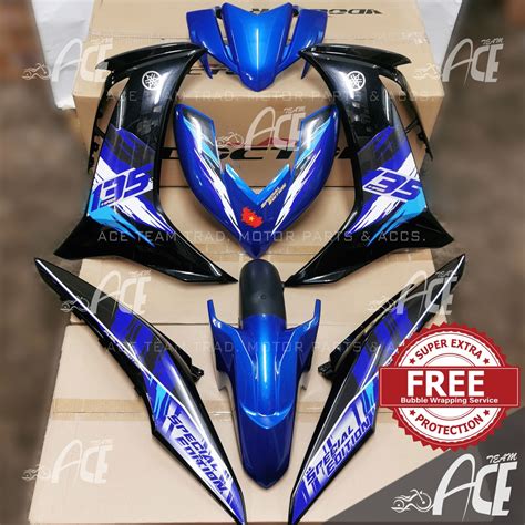 Coverset LC V8 FI LCV8 Tanam Vietnam Special Blue Black 2022 Yamaha