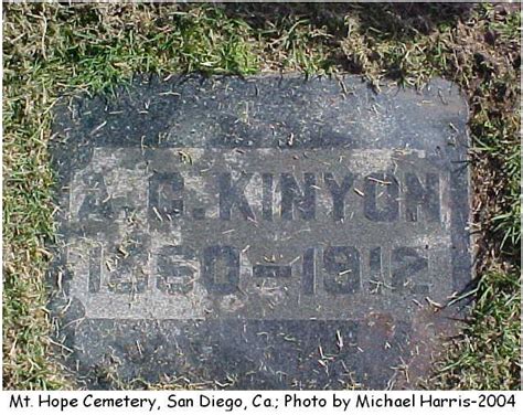 Augustus C Kinyon Find A Grave Memorial