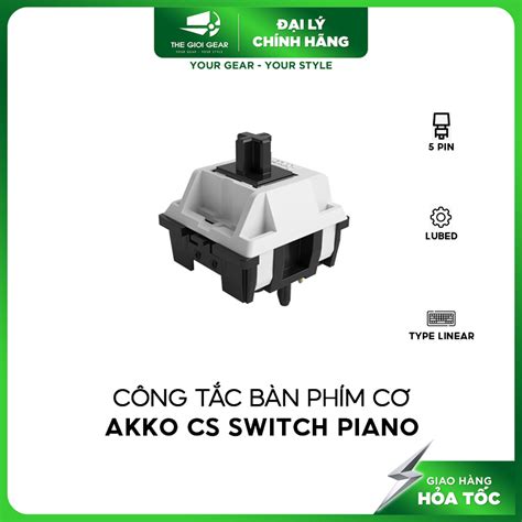 Công Tắc Bàn Phím Cơ AKKO CS switch Piano Lubed Hàng Chính Hãng