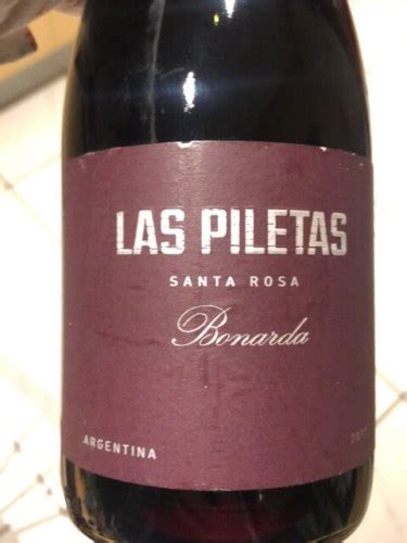 Las Piletas Santa Rosa Bonarda Vivino