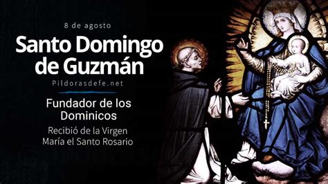 Santo Domingo De Guzmán Promotor El Rezo Del Santo Rosario