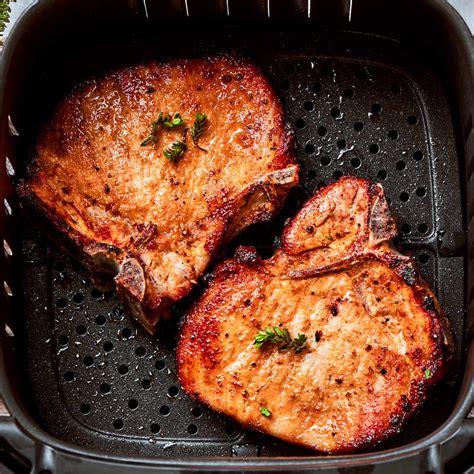 9 Minute Air Fryer Pork Chops Uniquehealthytips Fit