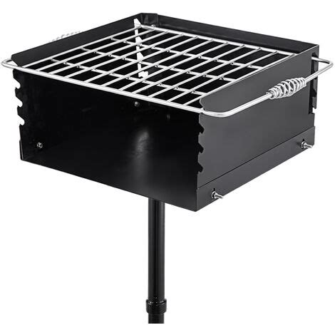 VEVOR Outdoor Park Style Grill Park Style Charcoal Grill Carbon Steel ...