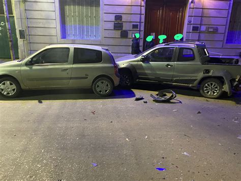 VIDEO El Astra que chocó autos estacionados paró en Belgrano al 200 a