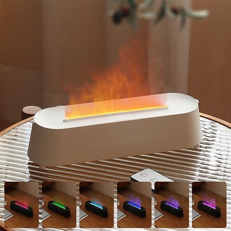 Colorful Flame Aroma Diffuser Usb Home Aromatherapy Essential Oil