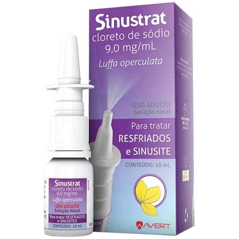 Sinustrat Mg Ml Caixa Frasco Ml De Solu O De Uso Nasal