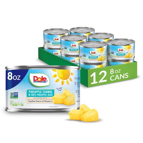 Buy Dole Canned Fruit Pineapple Chunks In Pineapple Juice Gluten