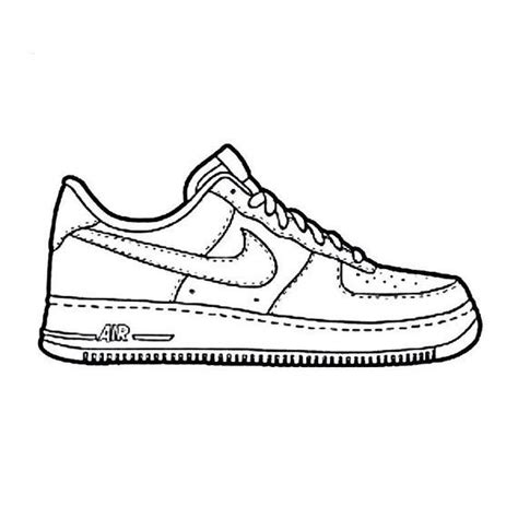 Printable Air Force 1 Template