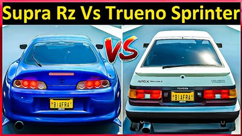 Forza Horizon Drag Race Toyota Supra Rz Vs Toyota Trueno Sprinter