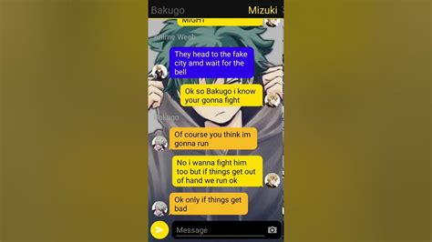 Bnha Texting Story What If Deku Had A Lightning Quirk Ep 12 Youtube