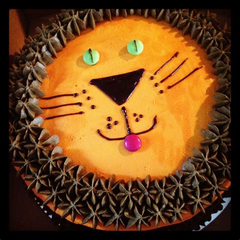 Lion Cake | Lion cakes, Cupcake cakes, Cake