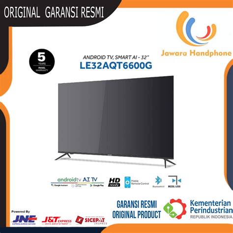 Jual AQUA LE32AQT6600G LED 32 INCH 2K HDR SMART Shopee Indonesia