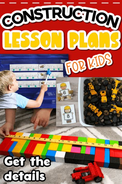 Exciting Construction Theme Preschool Lesson Plans