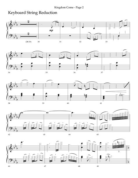 Kingdom Come Choral Anthem Satb String Reduction Sheet Music Pdf