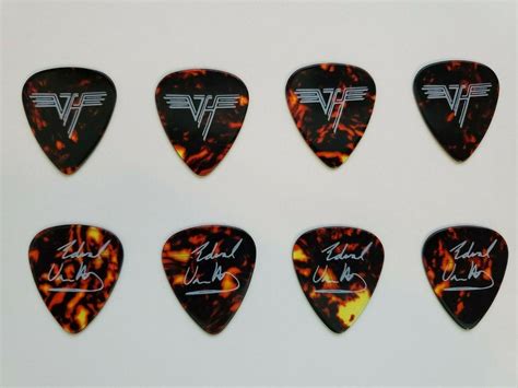 Eddie Van Halen Guitar Pick 1984 Tortoise 3 Picks For 1399 Free