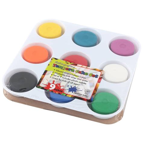 First Impressions Tempera Paint Cake Set of 9 Colors (3-Pack) | Jerry's ...