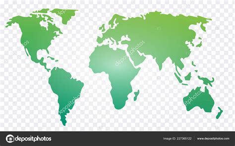 Plantilla Ilustrada Del Vector Del Mapa Mundial Vector Gr Fico