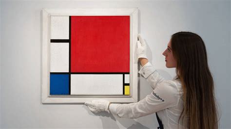 Una de las mejores creaciones de Piet Mondrian será subastada el 14 de