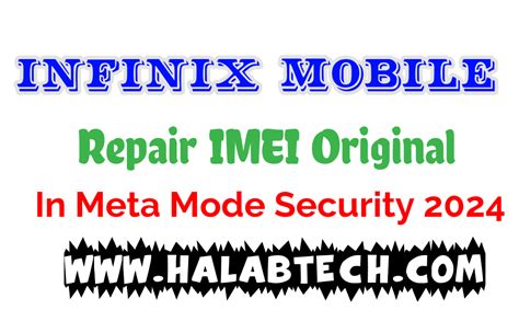 Halabtech Infinix Hot G X B Repair Imei Original In