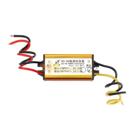 DC DC 12V 24V To 5V 5A Buck Converter 9 35V Input Step Down Power