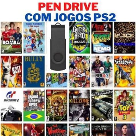 Kit Opl Completo Original Pendrive Varios Jogos De Playstation